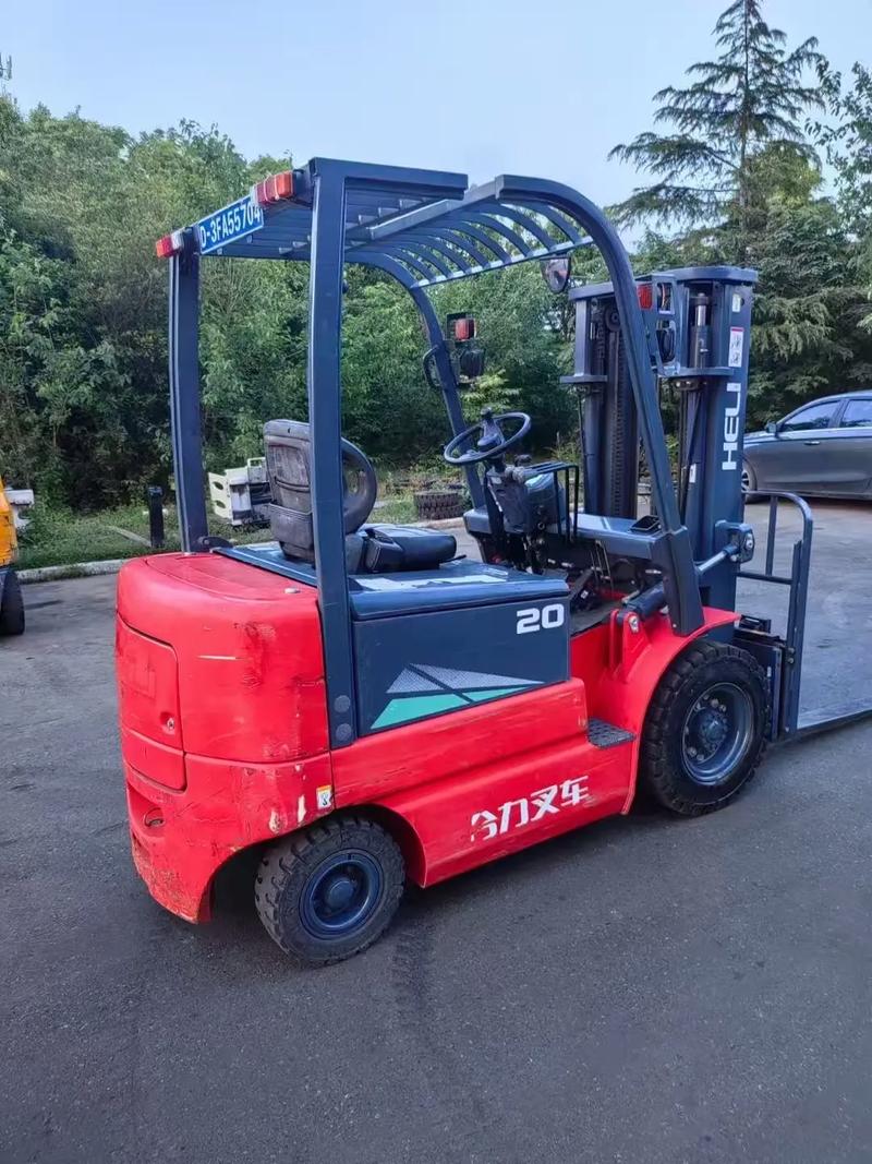 原廠高配 合力2噸全交流電控電動叉車，配備高效側移器